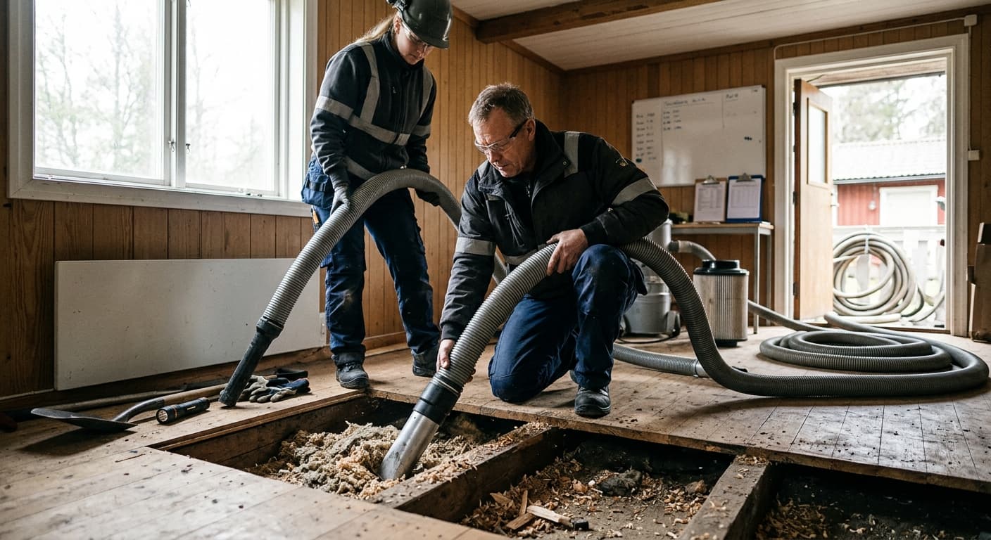 Torrsugning pris 2026 – kostnad per timme och jobb