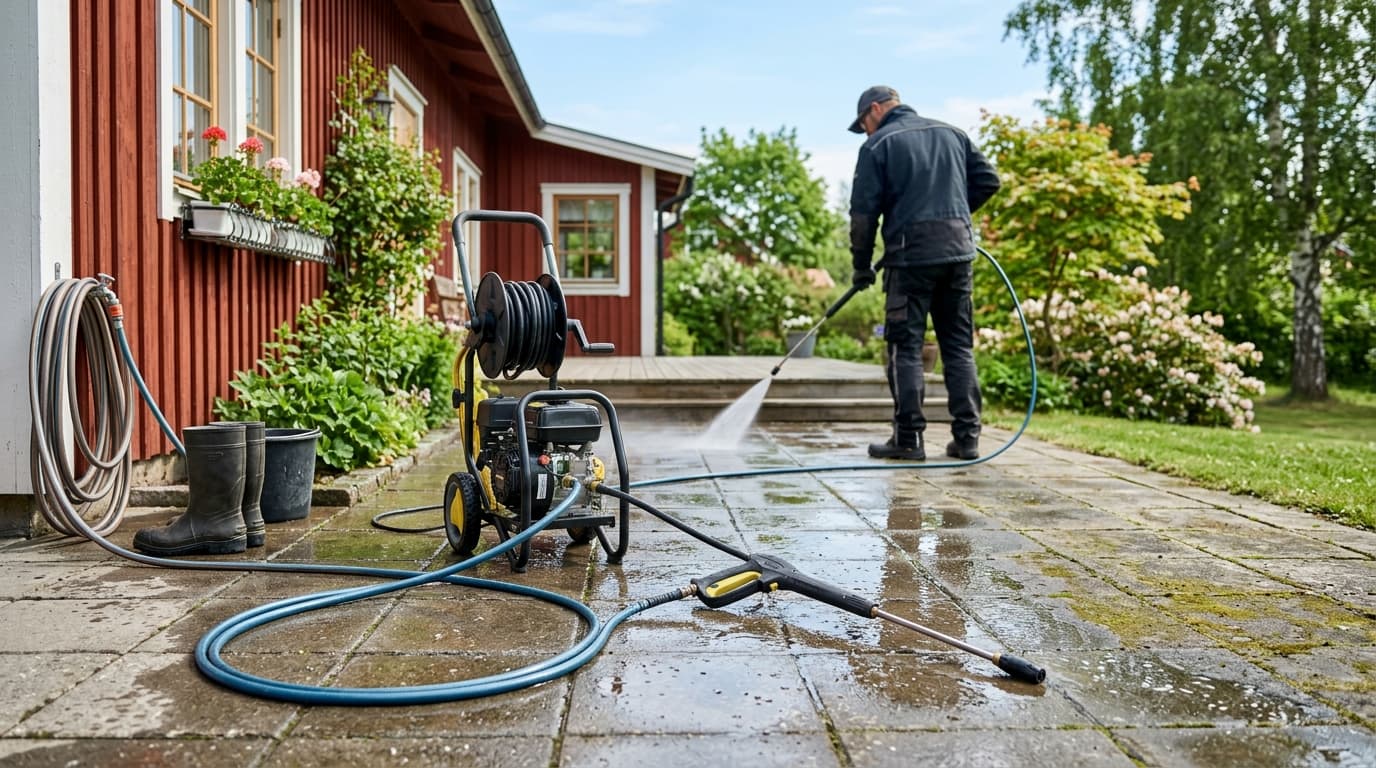 Högtryckstvätt – professionell tjänst