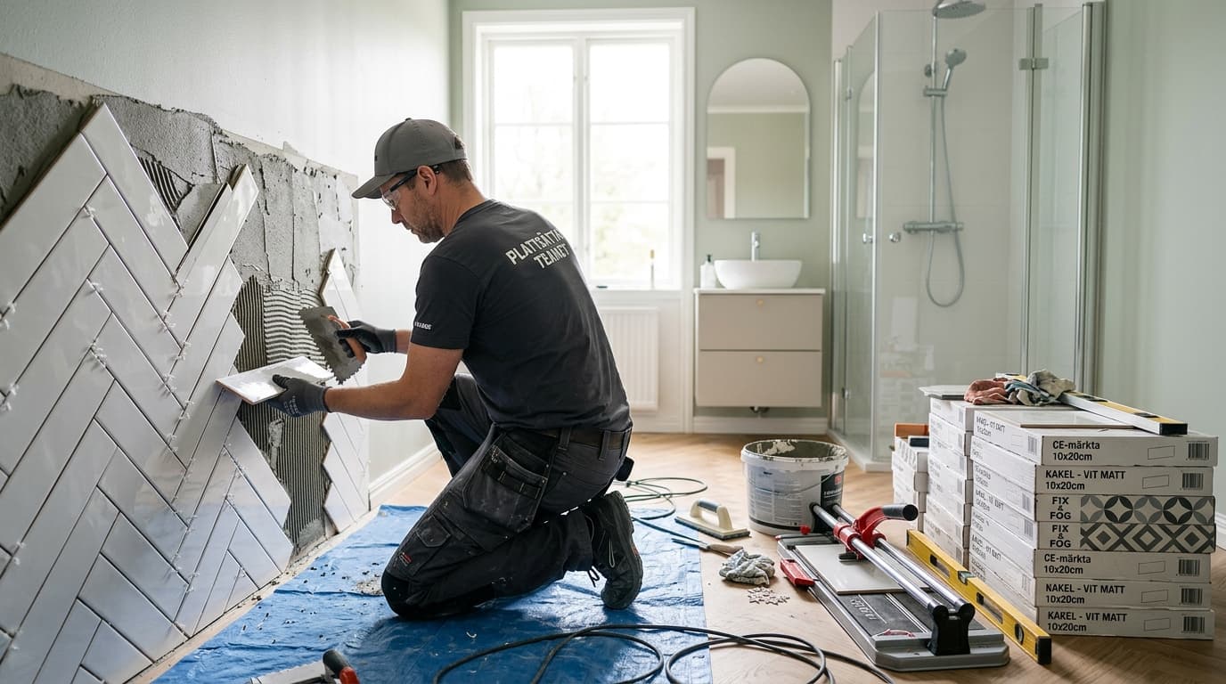 Kakelmontör – professionell tjänst