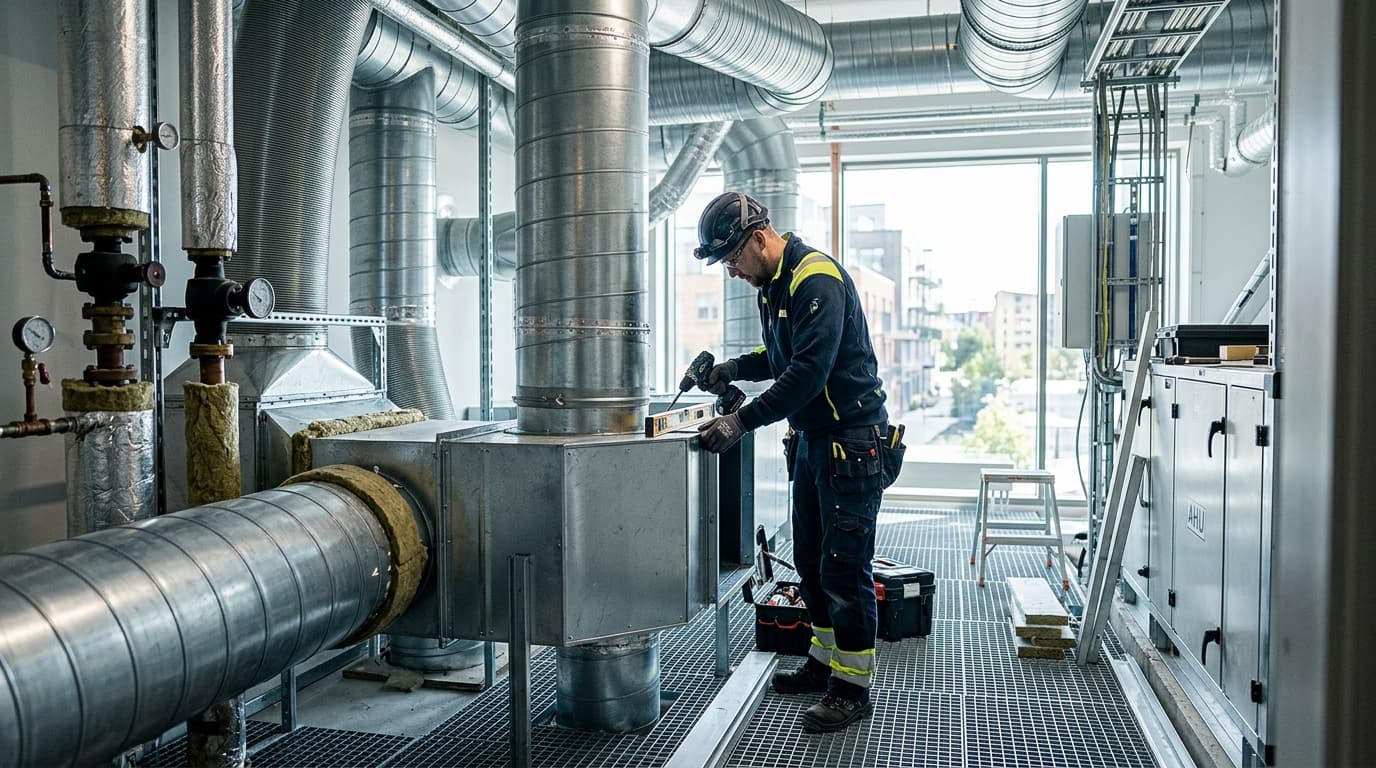 Ventilationsmontör – professionell tjänst