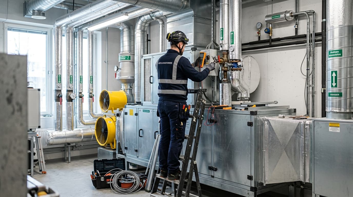 Ventilationstekniker – professionell tjänst