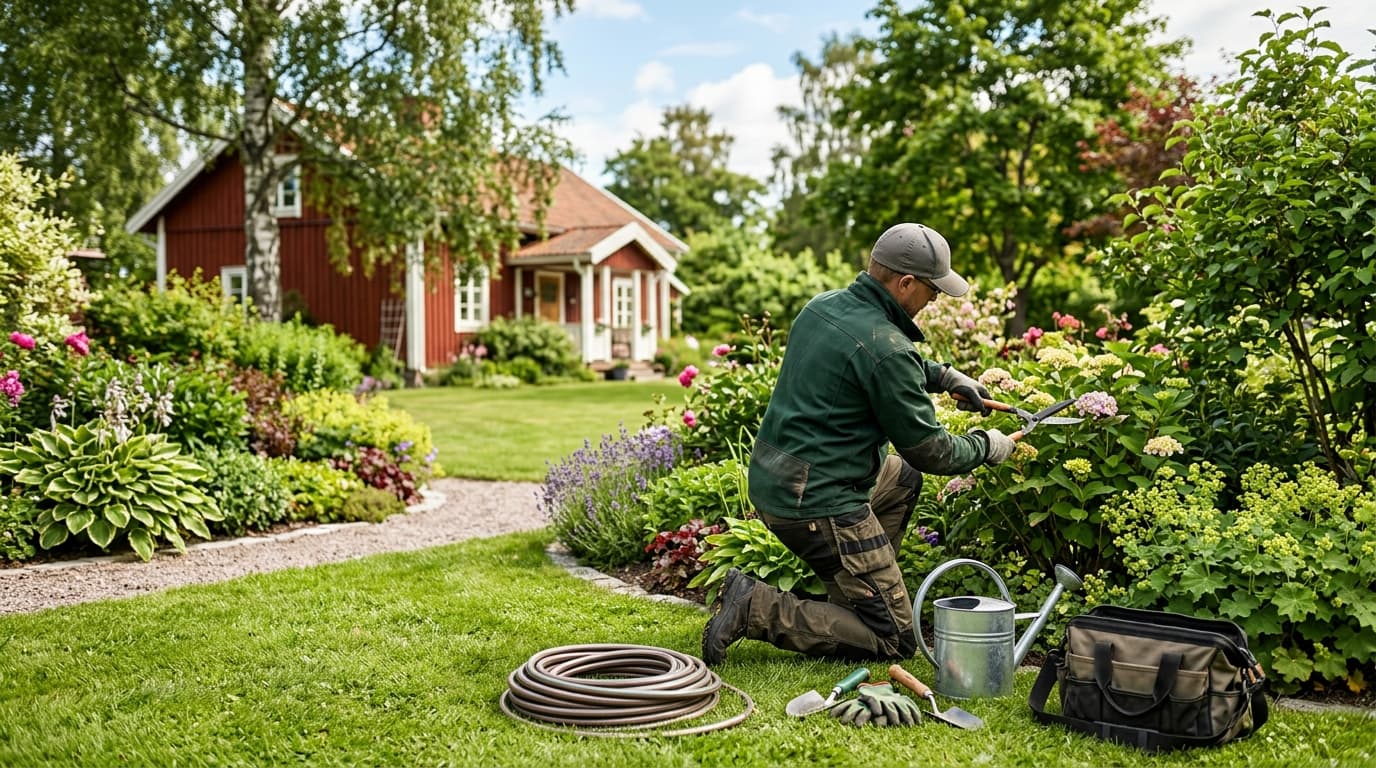 Trädgårdsskötare – professionell tjänst