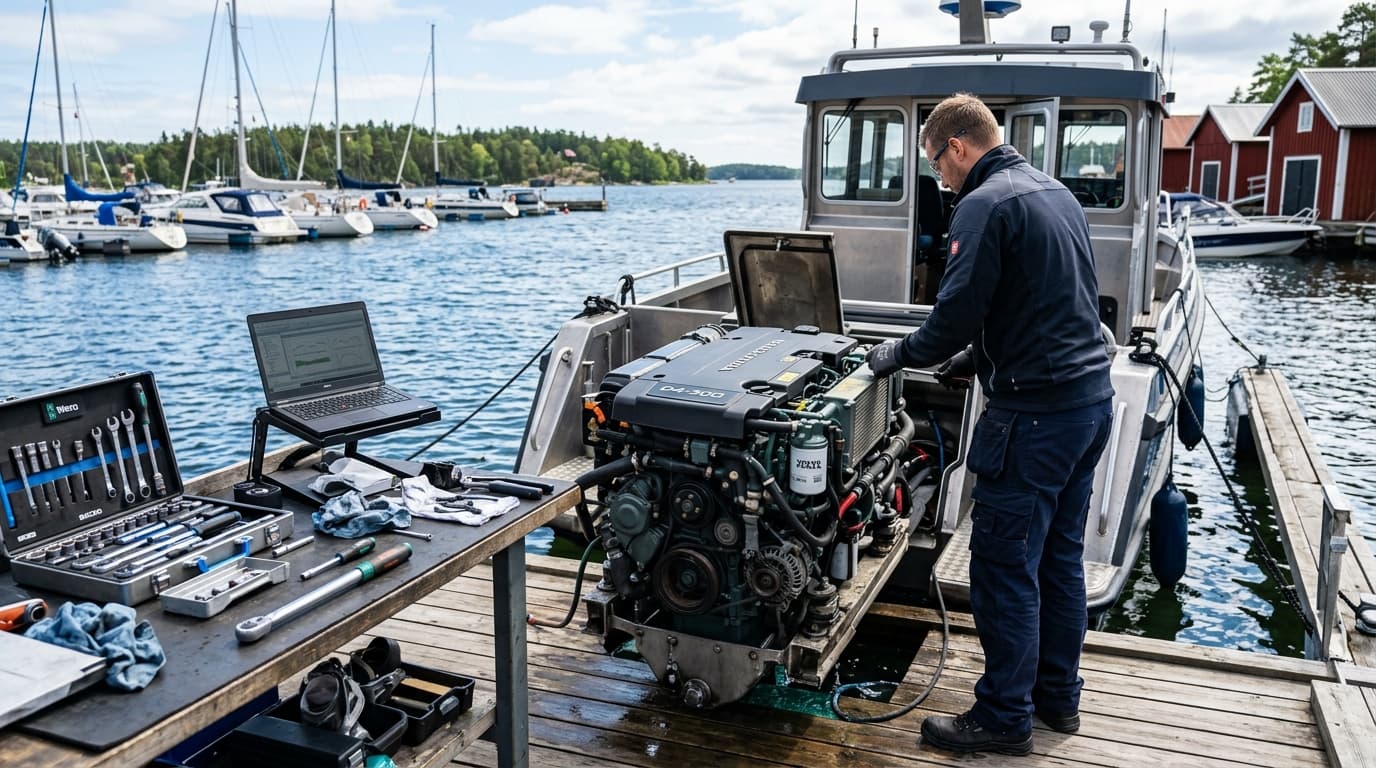 Marinmekaniker – professionell tjänst