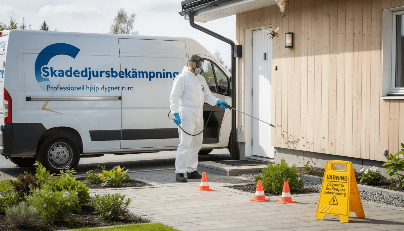 Skadedjursbekämpare – professionell tjänst
