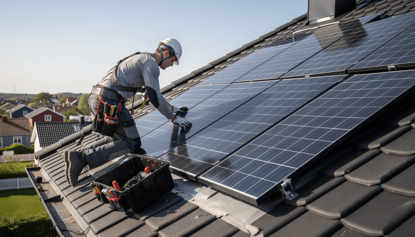 Solcellsinstallatör – professionell tjänst