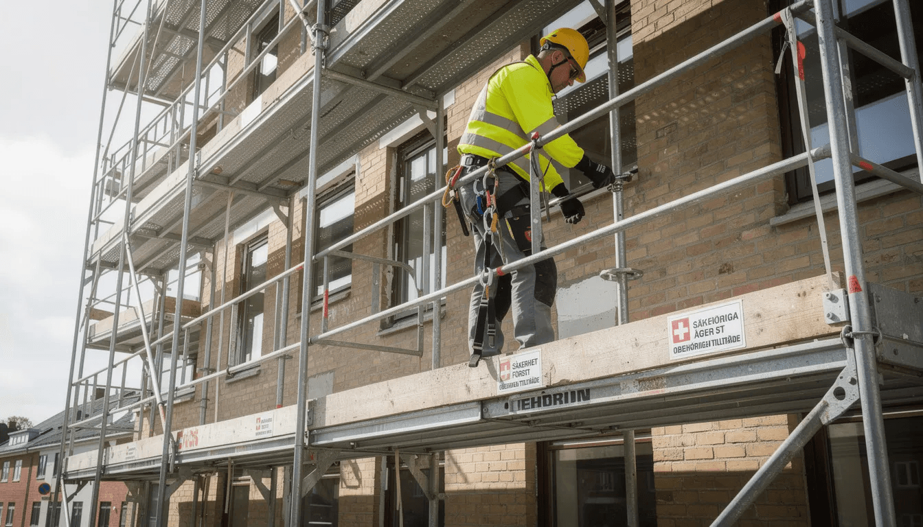 Ställningsbyggare – professionell tjänst