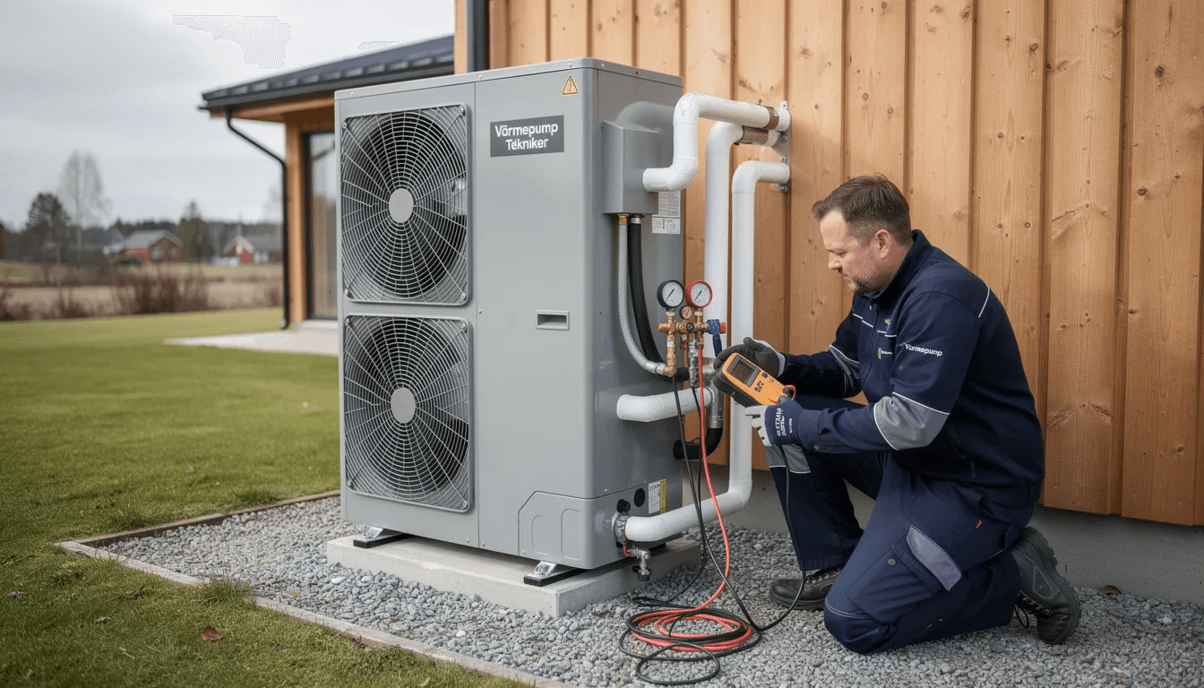 Värmepumpstekniker – professionell tjänst